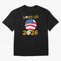 World Cup 2026 USA Soccer Design ¨C Football Fan Graphic T-Shirt Classic T-Shirt Honor the Beautiful Game during FIFA World Cup 2026 Group Stage Capturing Cristiano Ronaldo, Argentina and Brazil Energy, Soccer Culture, Superstar Moments, National