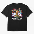 World Cup 2026 Soccer Fan USA Canada Mexico Classic T-Shirt Experience FIFA World Cup 2026 Featuring Haaland and Mbappe, Argentina, France and Brazil Energy, Goal Celebration Energy, Supporter Heritage, Football Icons and Worldwide Tournament Joy;