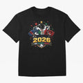 See You in 2026 USA Mexico Canada Soccer Mascot Classic T-Shirt Show Love for Legendary Goals in FIFA World Cup 2026 Driven by Mbappe, Portugal, Spain and Germany Energy, Football Passion, Legendary Performances, Festival Vibes and Supporter