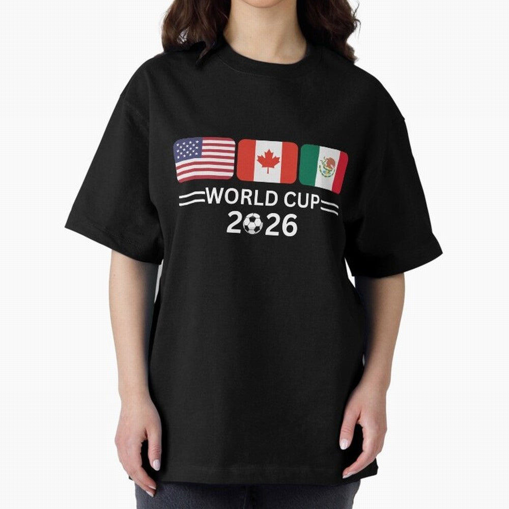 Football World Cup 2026 USA Canada Mexico Soccer & Football Fan Classic T-Shirt Celebrate Fan Culture around FIFA World Cup 2026 for Fans of Haaland and Mbappe and Argentina, Bringing Tournament Hype, Historic Matchups, Family Viewing Parties and
