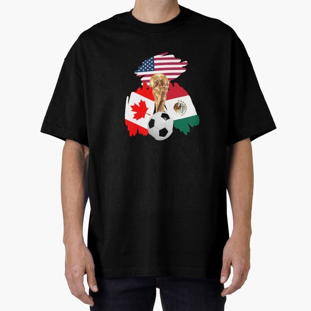 Countries of World Cup Classic T-Shirt Keep the Match Day Mood of Global Football Passion for FIFA World Cup 2026, Built around Haaland and Mbappe, England and Germany, Championship Spirit, Famous Goals, Roaring Crowds and International Football