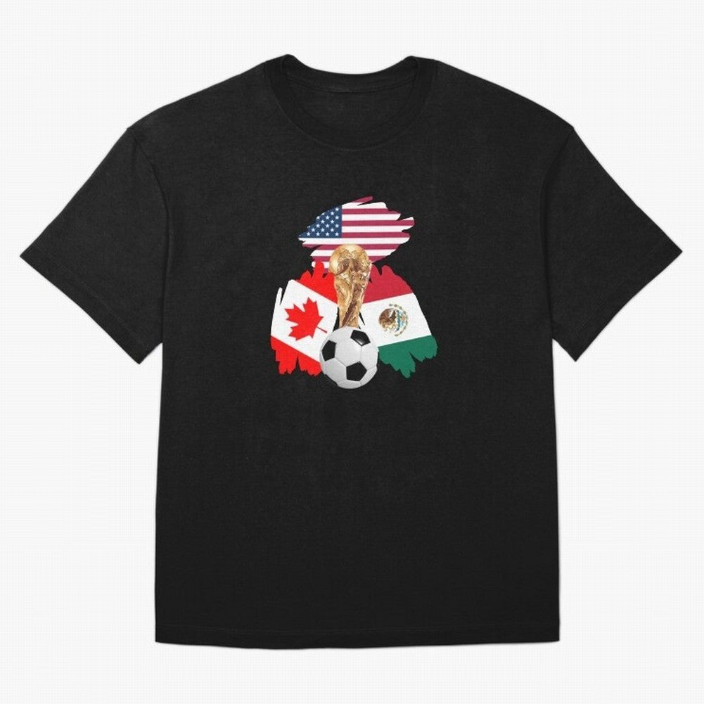 Countries of World Cup Classic T-Shirt Keep the Match Day Mood of Global Football Passion for FIFA World Cup 2026, Built around Haaland and Mbappe, England and Germany, Championship Spirit, Famous Goals, Roaring Crowds and International Football