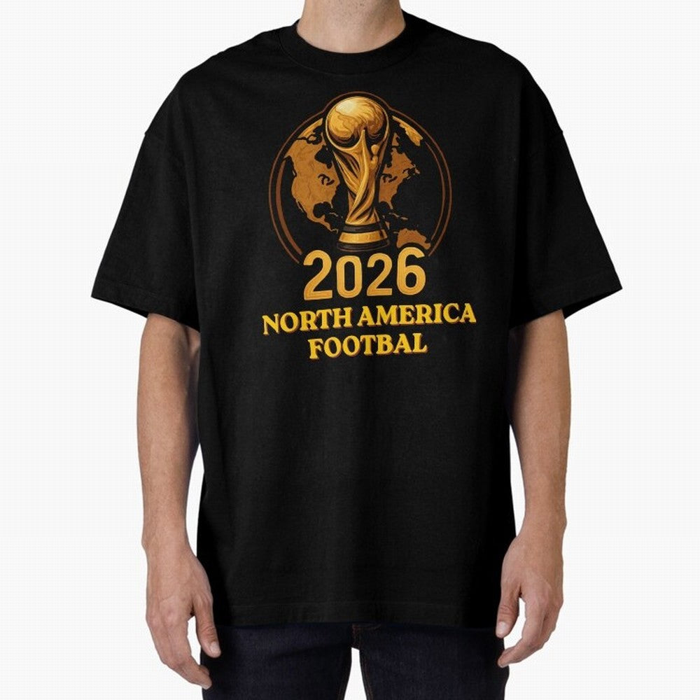 Soccer 2026 North America Football Fan Gift Shirt Classic T-Shirt Cheer through Every Moment of the FIFA World Cup 2026 Group Stage Journey through Cristiano Ronaldo, Haaland and CR7 Highlights, Portugal, Spain and Germany Pride, Sports Nostalgia,