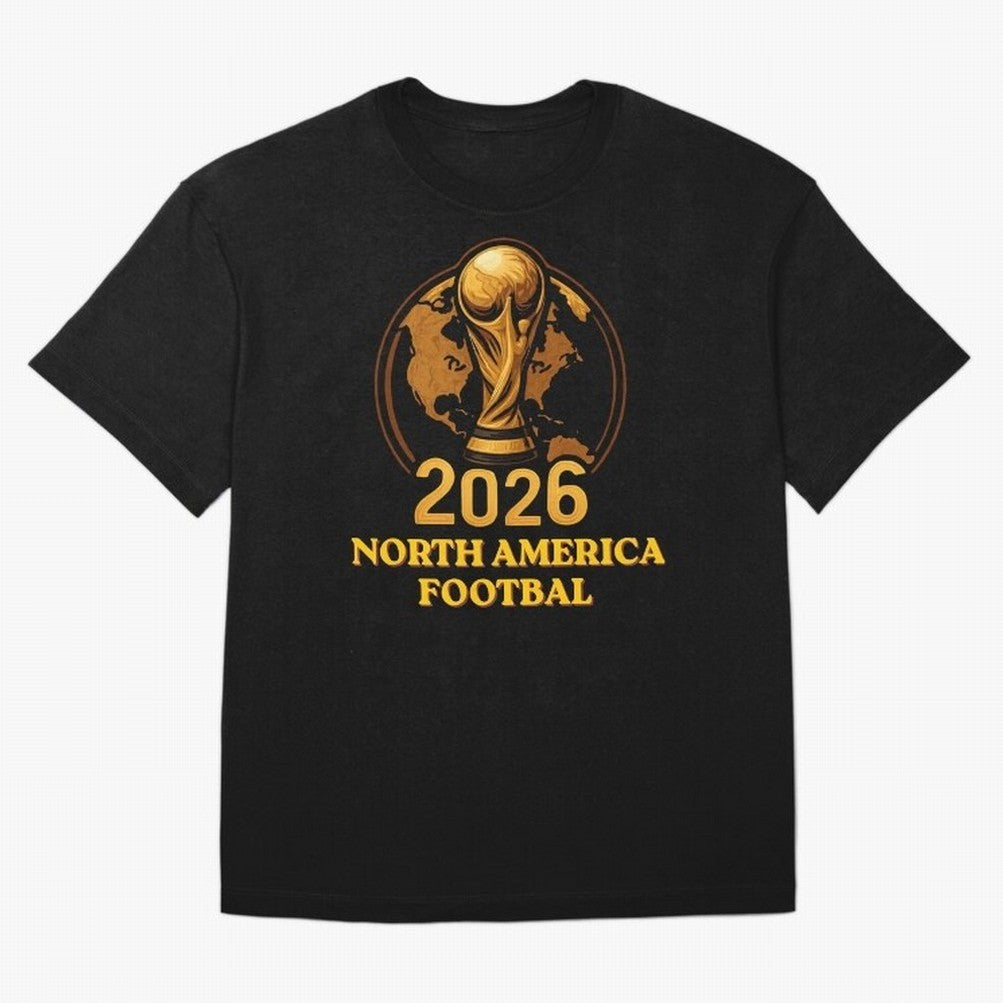 Soccer 2026 North America Football Fan Gift Shirt Classic T-Shirt Cheer through Every Moment of the FIFA World Cup 2026 Group Stage Journey through Cristiano Ronaldo, Haaland and CR7 Highlights, Portugal, Spain and Germany Pride, Sports Nostalgia,