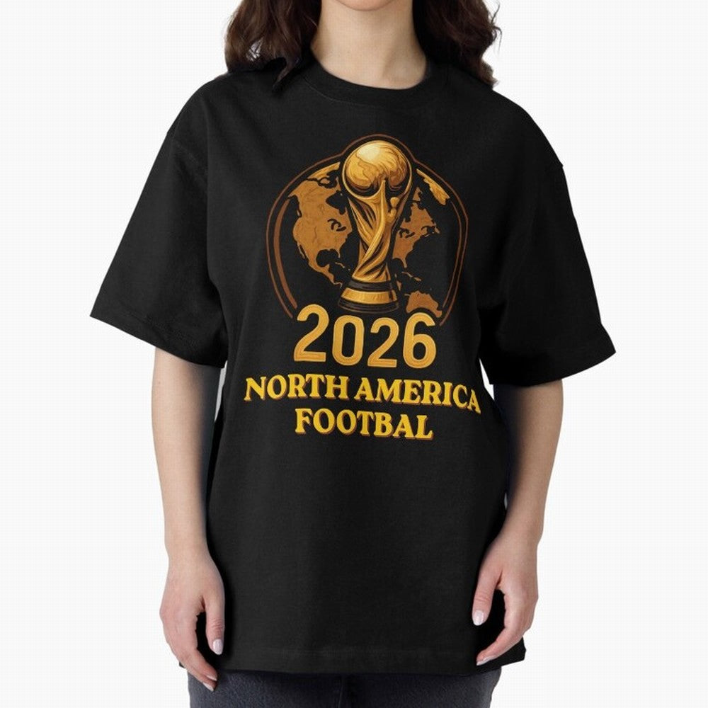 Soccer 2026 North America Football Fan Gift Shirt Classic T-Shirt Cheer through Every Moment of the FIFA World Cup 2026 Group Stage Journey through Cristiano Ronaldo, Haaland and CR7 Highlights, Portugal, Spain and Germany Pride, Sports Nostalgia,