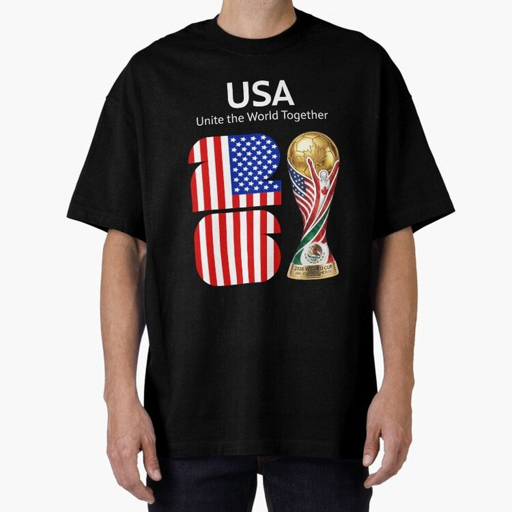 World Cup 2026, IMG 021, USA 002 Classic T-Shirt Share the Excitement of the FIFA World Cup 2026 USA Canada Mexico Journey through CR7 Highlights, Argentina and Brazil Pride, Vintage Soccer Flavor, Modern Football Stars, National Flags and Final