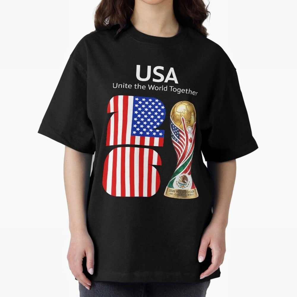 World Cup 2026, IMG 021, USA 002 Classic T-Shirt Share the Excitement of the FIFA World Cup 2026 USA Canada Mexico Journey through CR7 Highlights, Argentina and Brazil Pride, Vintage Soccer Flavor, Modern Football Stars, National Flags and Final