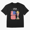 World Cup 2026, IMG 021, USA 002 Classic T-Shirt Share the Excitement of the FIFA World Cup 2026 USA Canada Mexico Journey through CR7 Highlights, Argentina and Brazil Pride, Vintage Soccer Flavor, Modern Football Stars, National Flags and Final