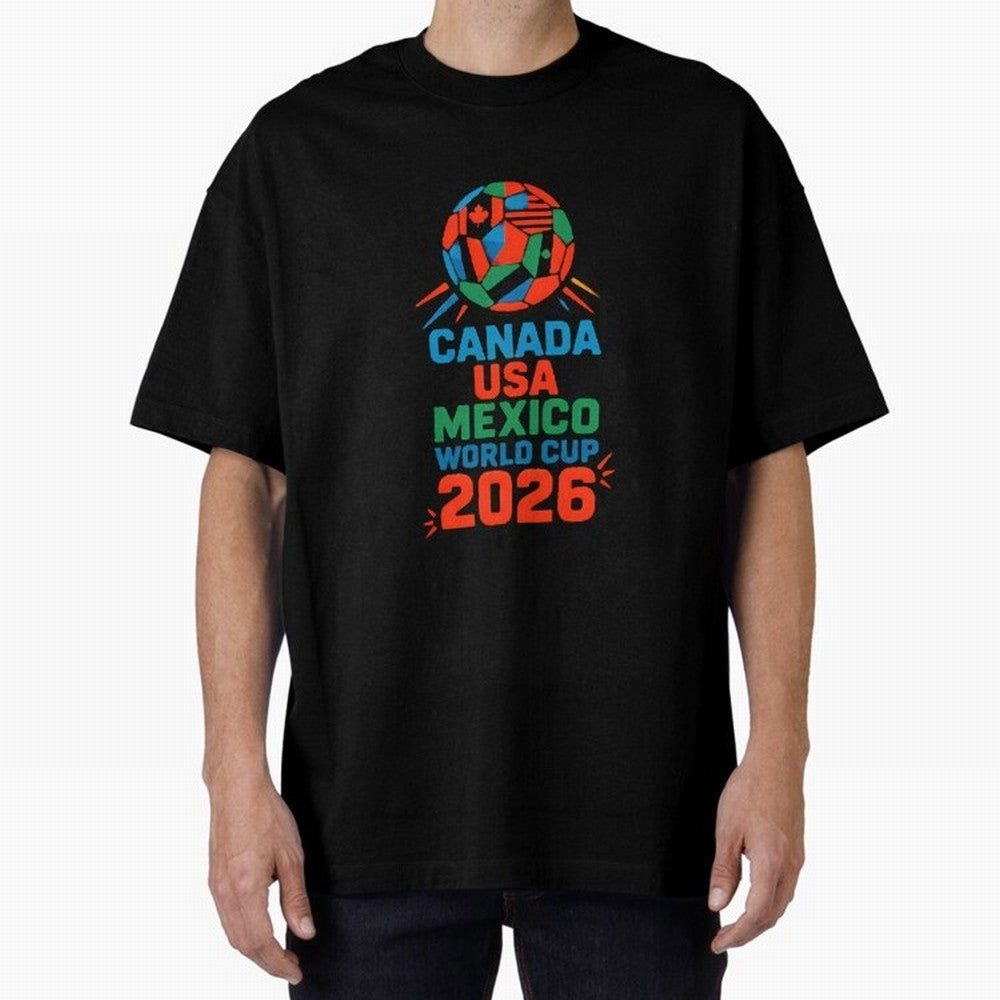 World Cup 2026 USA Canada Mexico ¡ª Retro Soccer Tournament Illustration Classic T-Shirt Carry the Colors and Pride of Global Football Passion for FIFA World Cup 2026 Group Stage, Centered on Messi, CR7 and Mbappe, Argentina, Vintage Soccer Flavor,