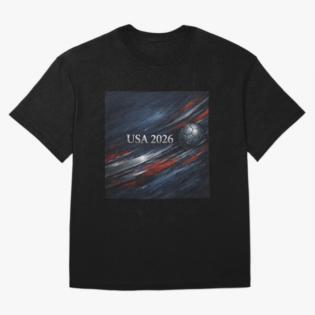 USA 2026 Soccer Event Design Classic T-Shirt Bring Global Tournament Vibes to FIFA World Cup 2026 Group Stage for Fans of Messi, CR7 and Mbappe and France, Bringing Soccer Culture, Superstar Moments, National Team Dreams and Competitive Fire; Ideal