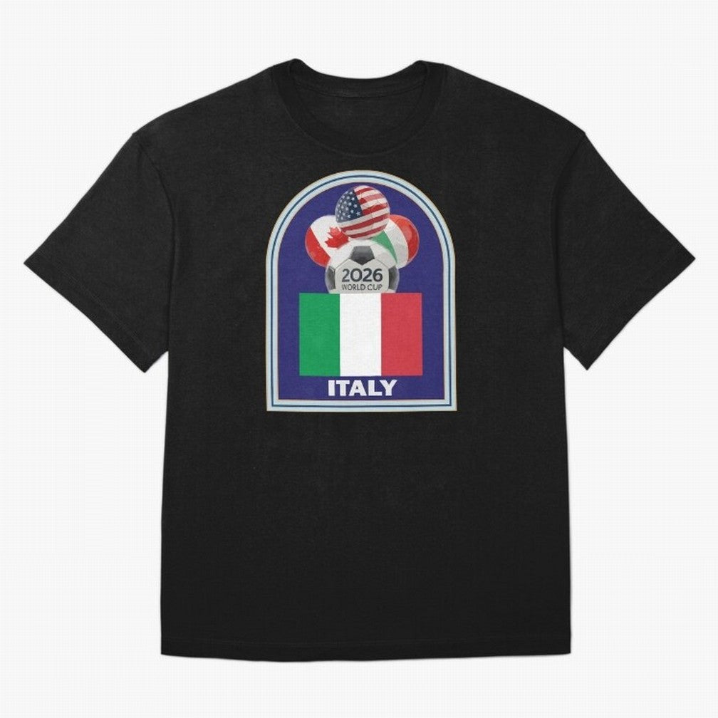 Italy 2026 Soccer T-shirt Classic T-Shirt Represent Fans Who Live for FIFA World Cup 2026 Group Stage Spirit, Featuring England and Germany, Messi, CR7 and Mbappe, Stadium Memories, Football Loyalty, International Chants and Championship Tradition;