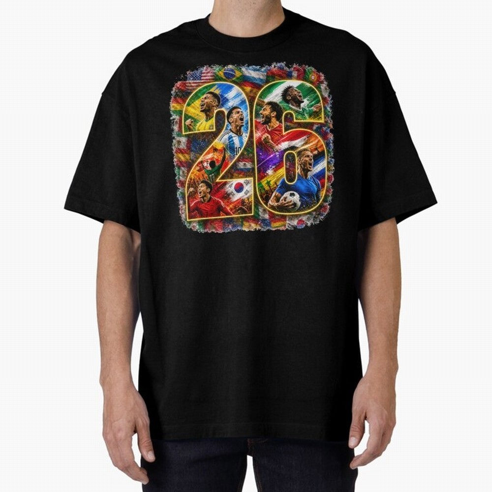 International Global Flags Soccer Football Classic T-Shirt Represent Fans Who Live for Match Day Hype around FIFA World Cup 2026, Neymar, Portugal, Spain and Germany, Football Passion, Legendary Performances, Festival Vibes and Supporter Community;