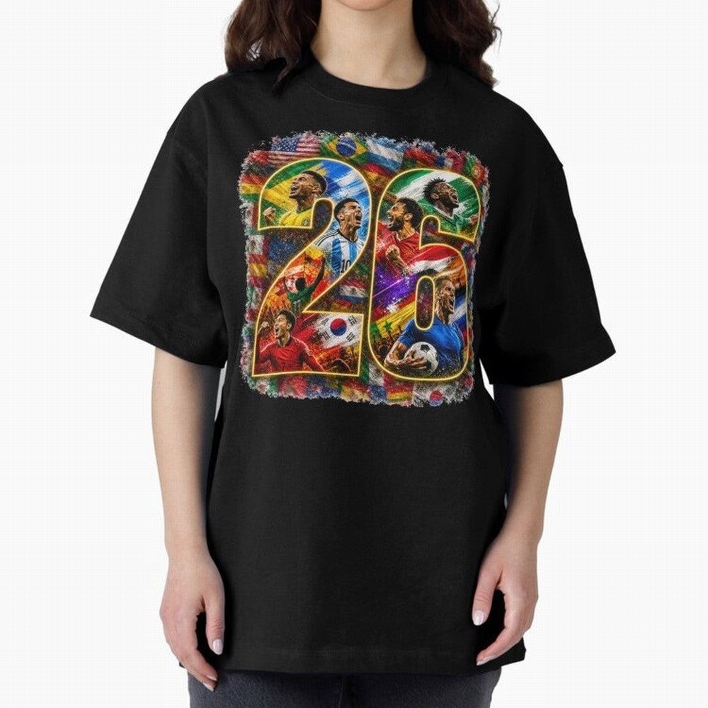 International Global Flags Soccer Football Classic T-Shirt Represent Fans Who Live for Match Day Hype around FIFA World Cup 2026, Neymar, Portugal, Spain and Germany, Football Passion, Legendary Performances, Festival Vibes and Supporter Community;