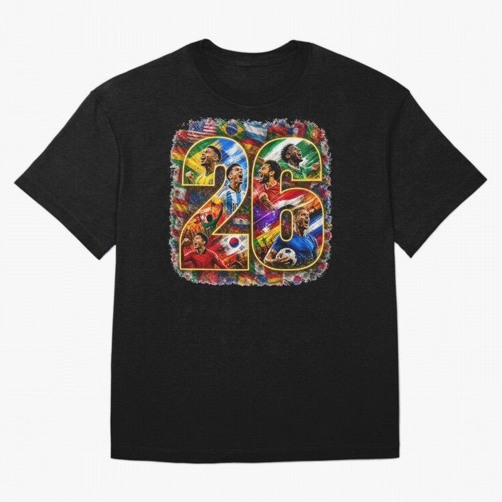 International Global Flags Soccer Football Classic T-Shirt Represent Fans Who Live for Match Day Hype around FIFA World Cup 2026, Neymar, Portugal, Spain and Germany, Football Passion, Legendary Performances, Festival Vibes and Supporter Community;