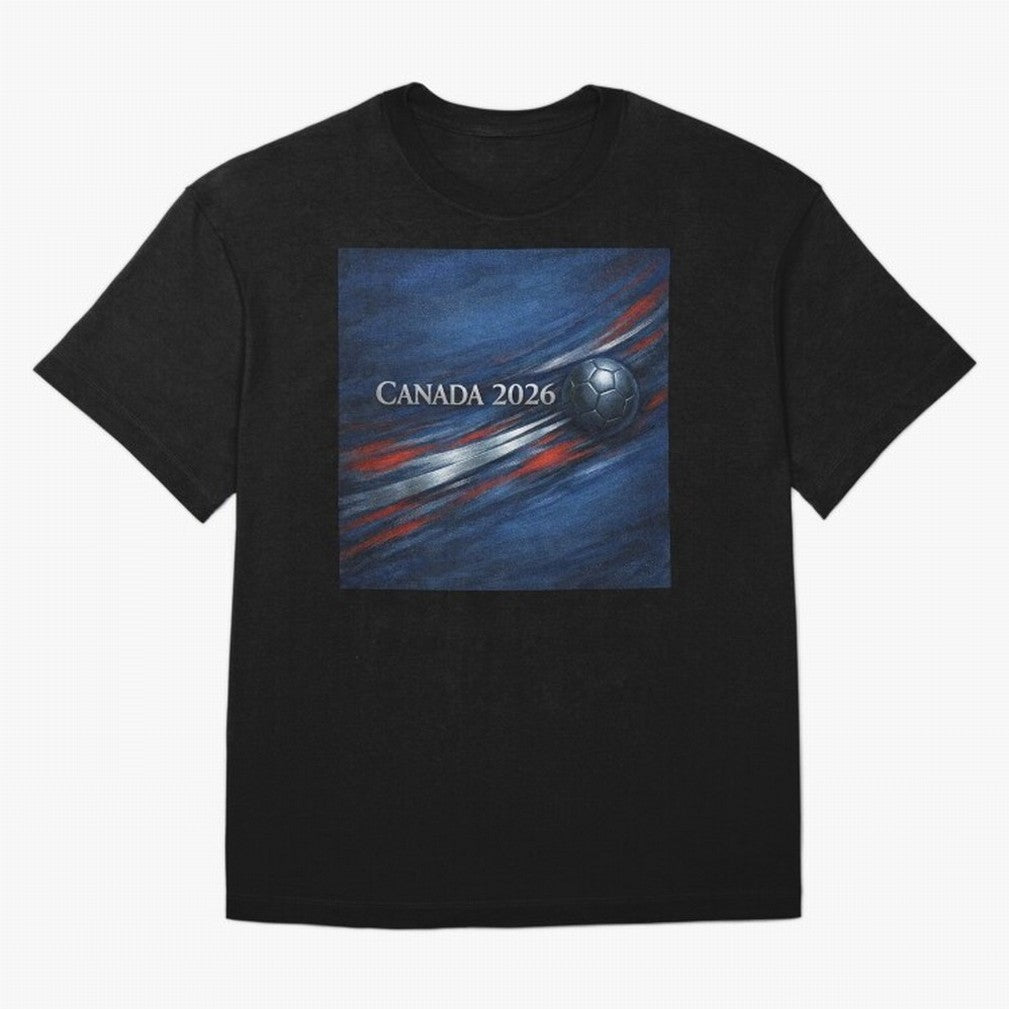 Canada 2026 Soccer Splash Classic T-Shirt Bring Champion Energy into FIFA World Cup 2026 Featuring CR7, Brazil Energy, Sports Nostalgia, International Competition, Famous Players and Unforgettable Victories; Ideal for Passionate Fans Who Love