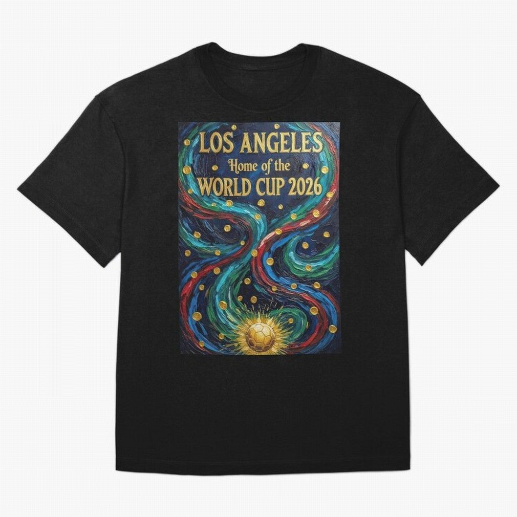 Los Angeles Home of the World Cup 2026 Soccer Fan ¡ª Moody Jewel Art Print Classic T-Shirt Celebrate Unforgettable Nights in Match Day Hype around FIFA World Cup 2026 Group Stage, Cristiano Ronaldo, Haaland and CR7, England, France and Netherlands,
