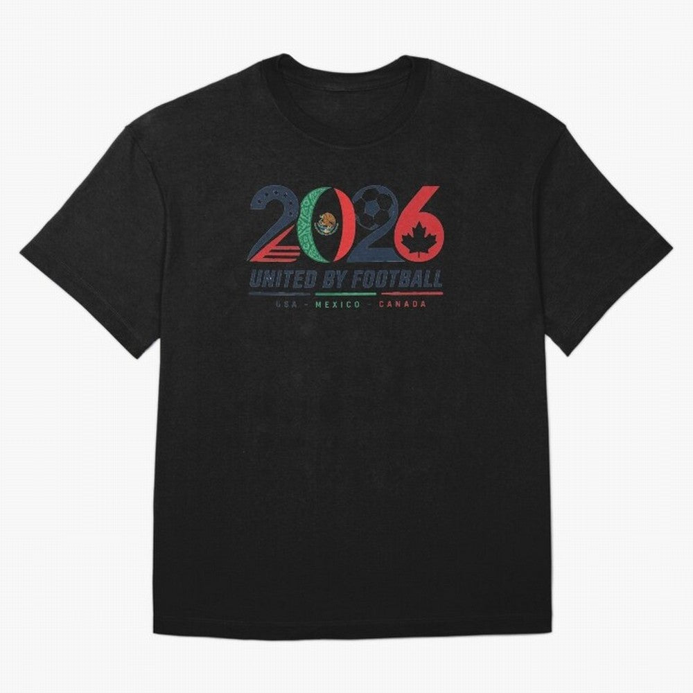 United by Football 2026 Soccer Design Classic T-Shirt Bring Supporter Culture to FIFA World Cup 2026 for Fans of Messi, CR7 and Mbappe and England, France and Netherlands, Bringing Vintage Soccer Flavor, Modern Football Stars, National Flags and