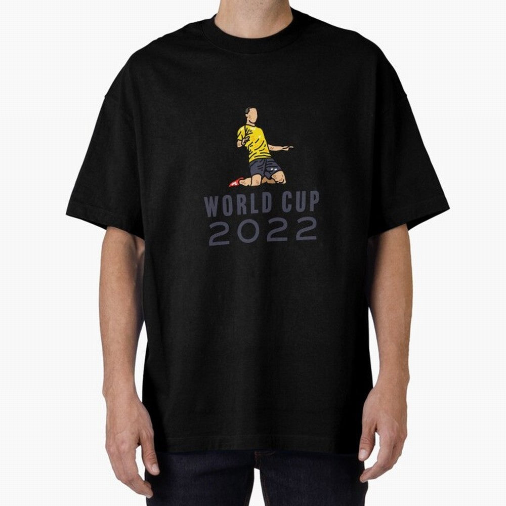 World Cup 2022 Classic T-Shirt Embrace Global Football Passion for FIFA World Cup 2026, Featuring Neymar, Spain and Netherlands, Sports Nostalgia, International Competition, Famous Players and Unforgettable Victories; Perfect for Fans, Collectors,
