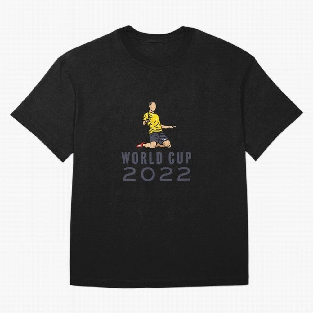 World Cup 2022 Classic T-Shirt Embrace Global Football Passion for FIFA World Cup 2026, Featuring Neymar, Spain and Netherlands, Sports Nostalgia, International Competition, Famous Players and Unforgettable Victories; Perfect for Fans, Collectors,