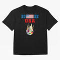 Keep Calm and support USA Football Flag Soccer Jersey Classic T-Shirt Support Your Favorite Stars during Match Day Hype around FIFA World Cup 2026 Group Stage, Messi and Cristiano Ronaldo, Argentina, France and Brazil, Sports Nostalgia,