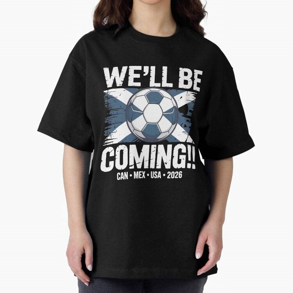 Scotland 2026 Football Qualification National Pride Classic T-Shirt Show Your Love for Match Day Hype around FIFA World Cup 2026 Group Stage, Mbappe and Neymar, Brazil, Match Day Excitement, Supporter Culture, Golden Goals and Global Football