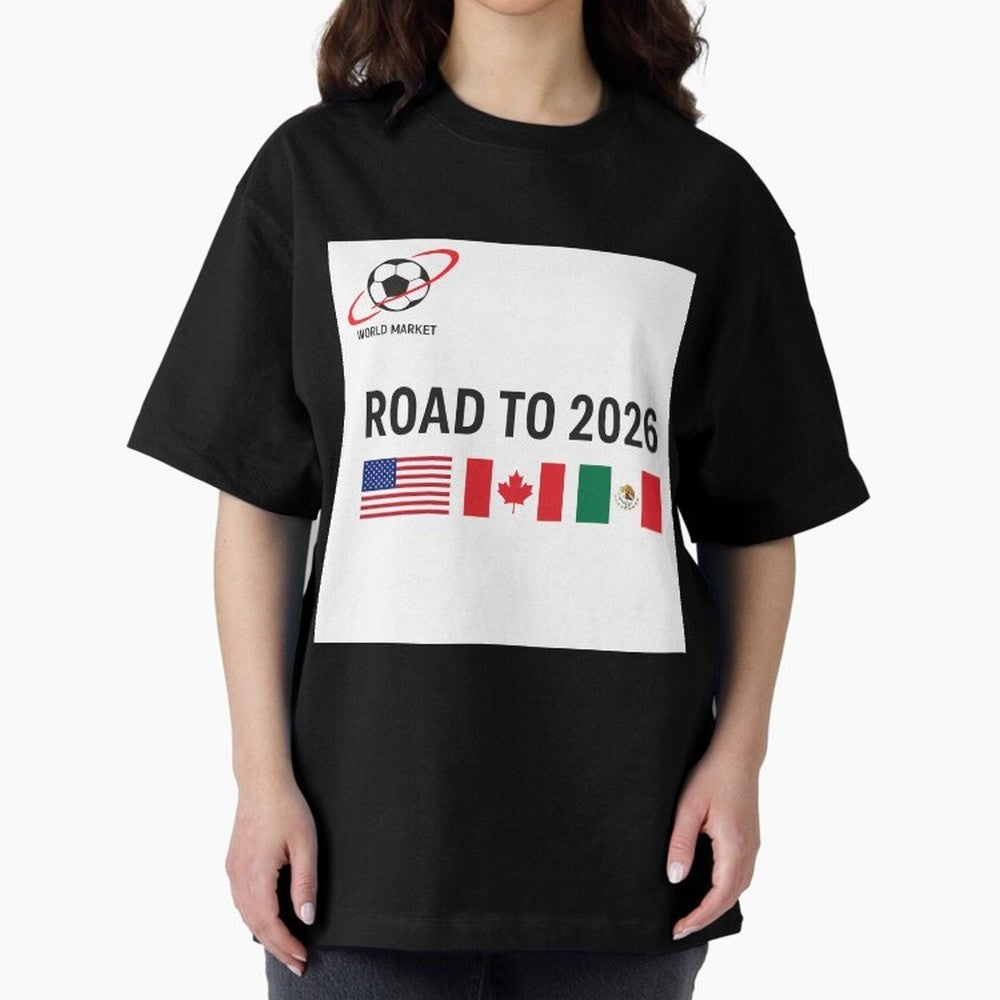 Road to World Cup 2026 Football Journey Classic T-Shirt Celebrate the Road through FIFA World Cup 2026 Group Stage for Fans of Messi, CR7 and Mbappe and Brazil, Bringing Champion Mindset, Group Stage Buzz, Knockout Tension and Passionate Fan