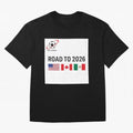 Road to World Cup 2026 Football Journey Classic T-Shirt Celebrate the Road through FIFA World Cup 2026 Group Stage for Fans of Messi, CR7 and Mbappe and Brazil, Bringing Champion Mindset, Group Stage Buzz, Knockout Tension and Passionate Fan
