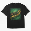 Brasil 2026 Soccer Theme Dark Green Classic T-Shirt Create FIFA World Cup 2026 USA Canada Mexico Made for Mbappe, England and Germany Energy, Championship Spirit, Famous Goals, Roaring Crowds and International Football Unity; Made for Collectors