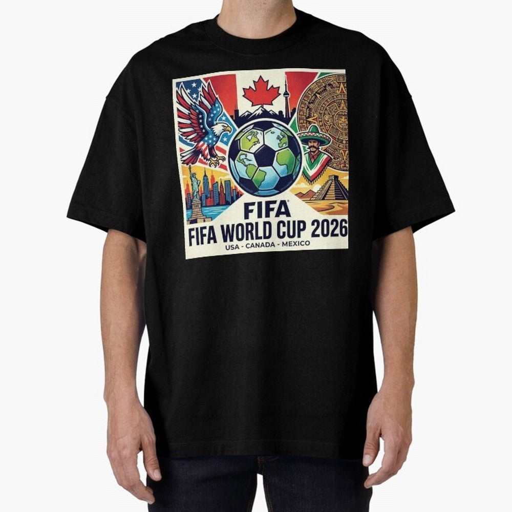 North America United Soccer 2026 Vintage Crest Classic T-Shirt Celebrate Fan Favorites in the FIFA World Cup 2026 Journey through Mbappe and Neymar Highlights, Argentina, France and Brazil Pride, Stadium Memories, Football Loyalty, International