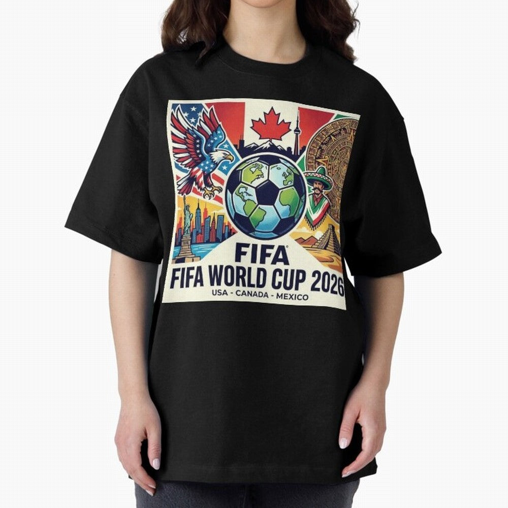 North America United Soccer 2026 Vintage Crest Classic T-Shirt Celebrate Fan Favorites in the FIFA World Cup 2026 Journey through Mbappe and Neymar Highlights, Argentina, France and Brazil Pride, Stadium Memories, Football Loyalty, International