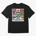 North America United Soccer 2026 Vintage Crest Classic T-Shirt Celebrate Fan Favorites in the FIFA World Cup 2026 Journey through Mbappe and Neymar Highlights, Argentina, France and Brazil Pride, Stadium Memories, Football Loyalty, International