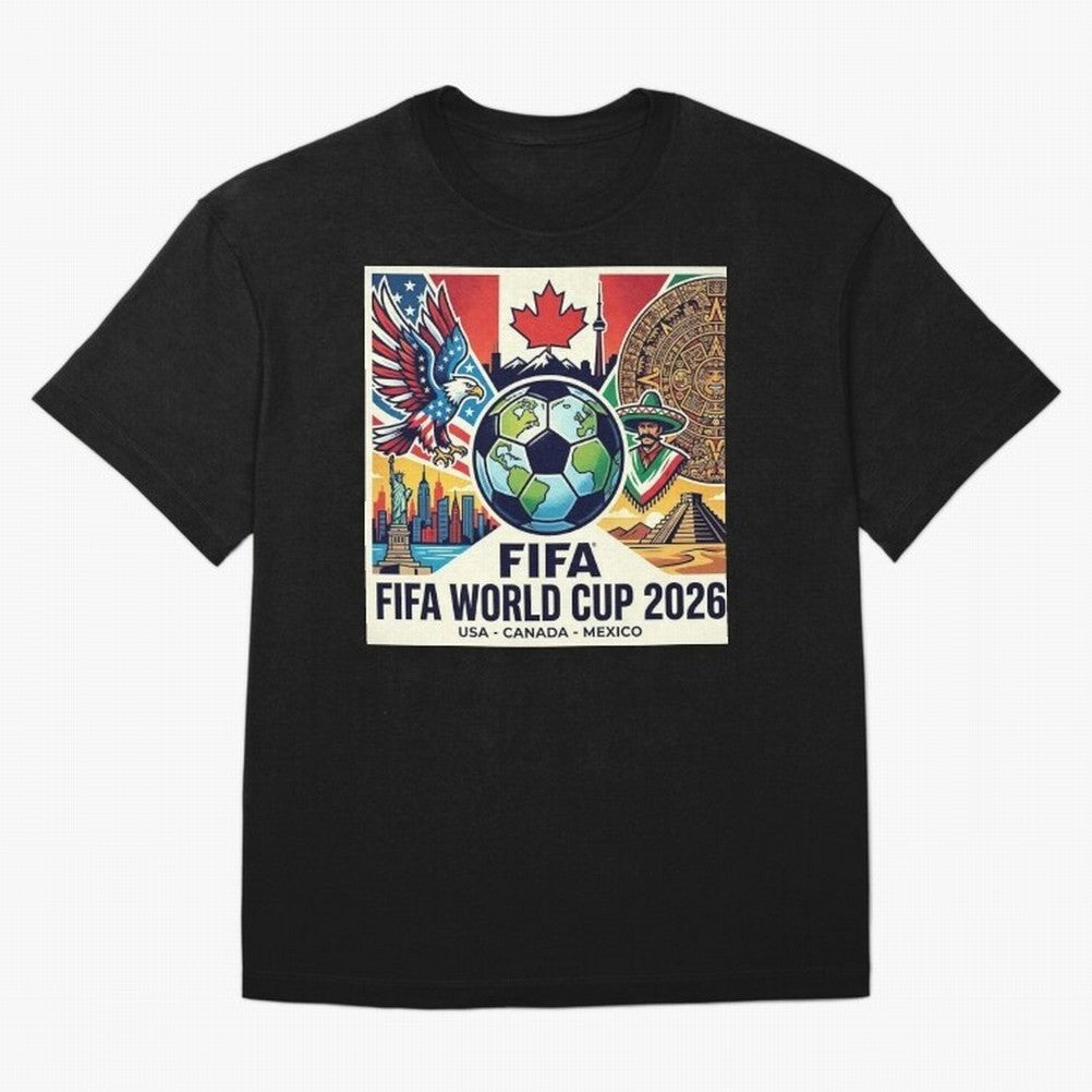 North America United Soccer 2026 Vintage Crest Classic T-Shirt Celebrate Fan Favorites in the FIFA World Cup 2026 Journey through Mbappe and Neymar Highlights, Argentina, France and Brazil Pride, Stadium Memories, Football Loyalty, International