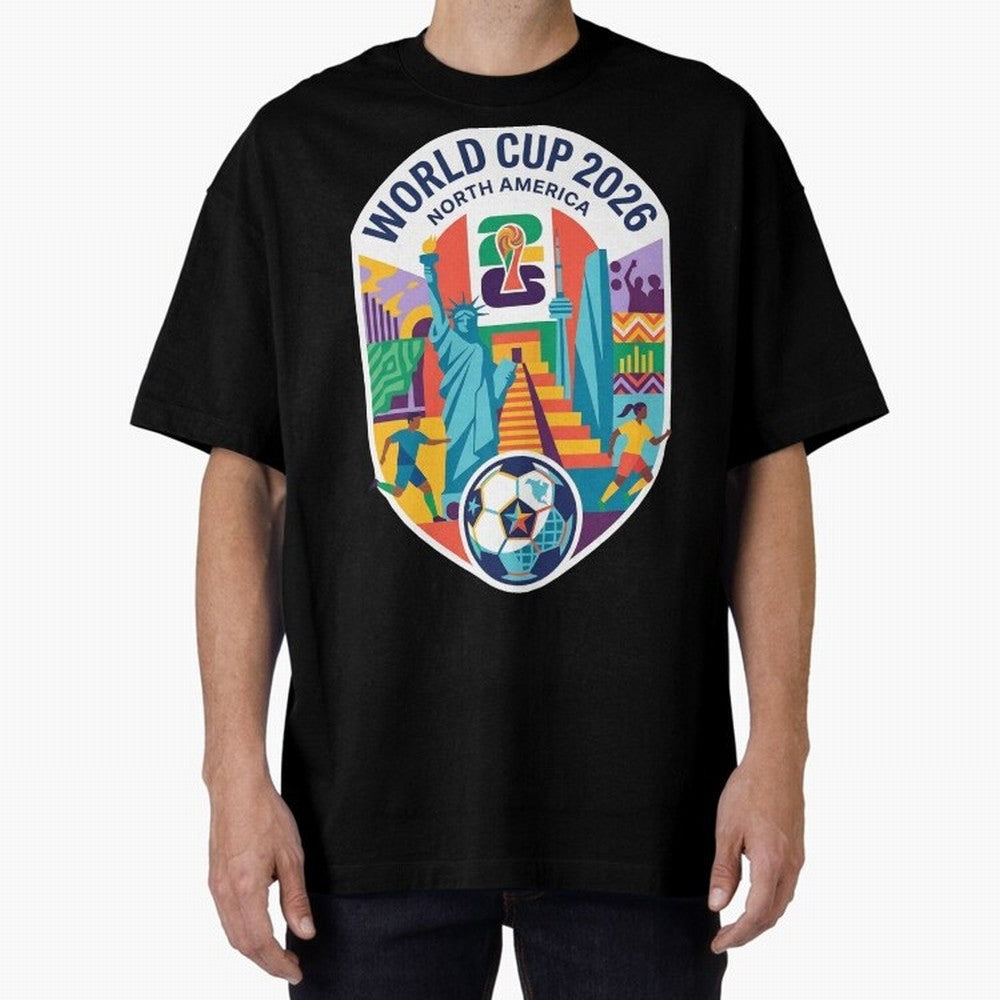 World Cup 2026 North America Soccer Tournament Colorful Emblem Classic T-Shirt Make the Season About the FIFA World Cup 2026 Group Stage Journey through Mbappe and Neymar Highlights, England and Germany Pride, Football History, Final Match Energy,