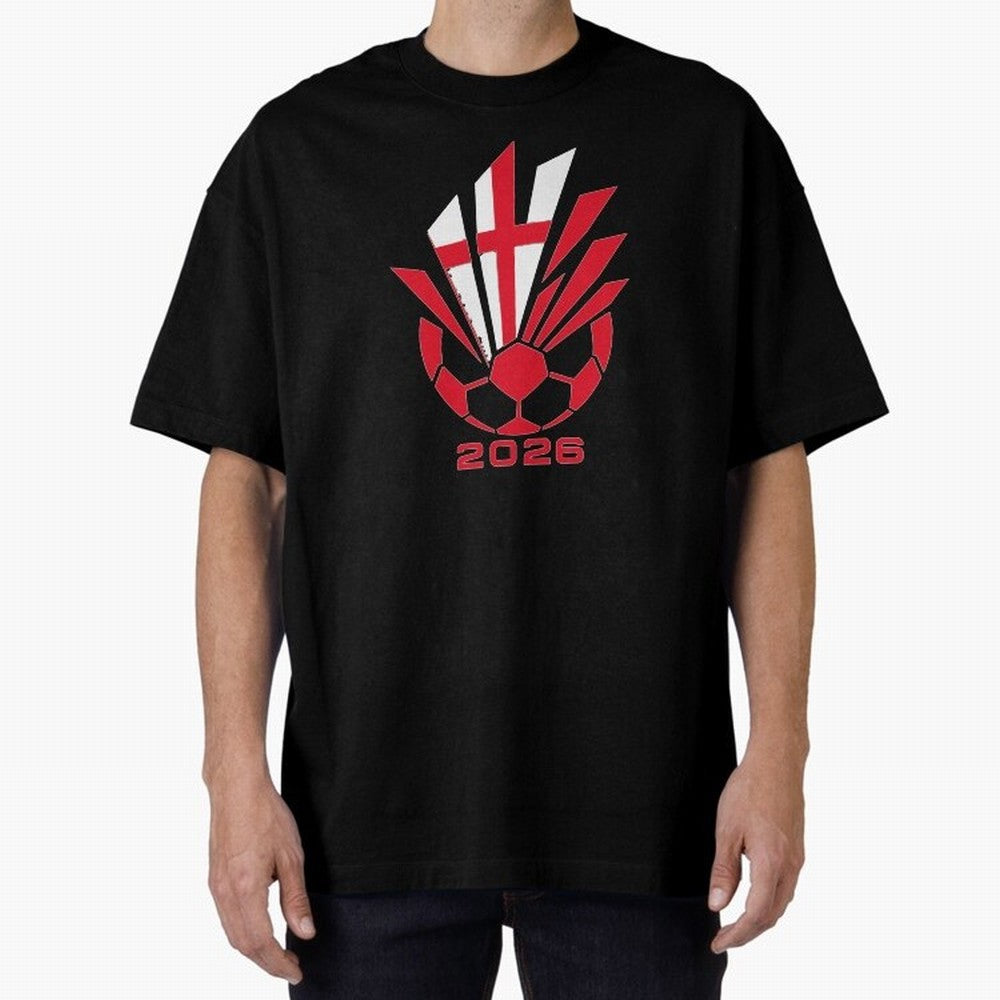 England Soccer 2026 Cross Burst Emblem Classic T-Shirt Celebrate Fan Culture around FIFA World Cup 2026 USA Canada Mexico for Fans of Cristiano Ronaldo and France, Bringing Match Day Excitement, Supporter Culture, Golden Goals and Global Football
