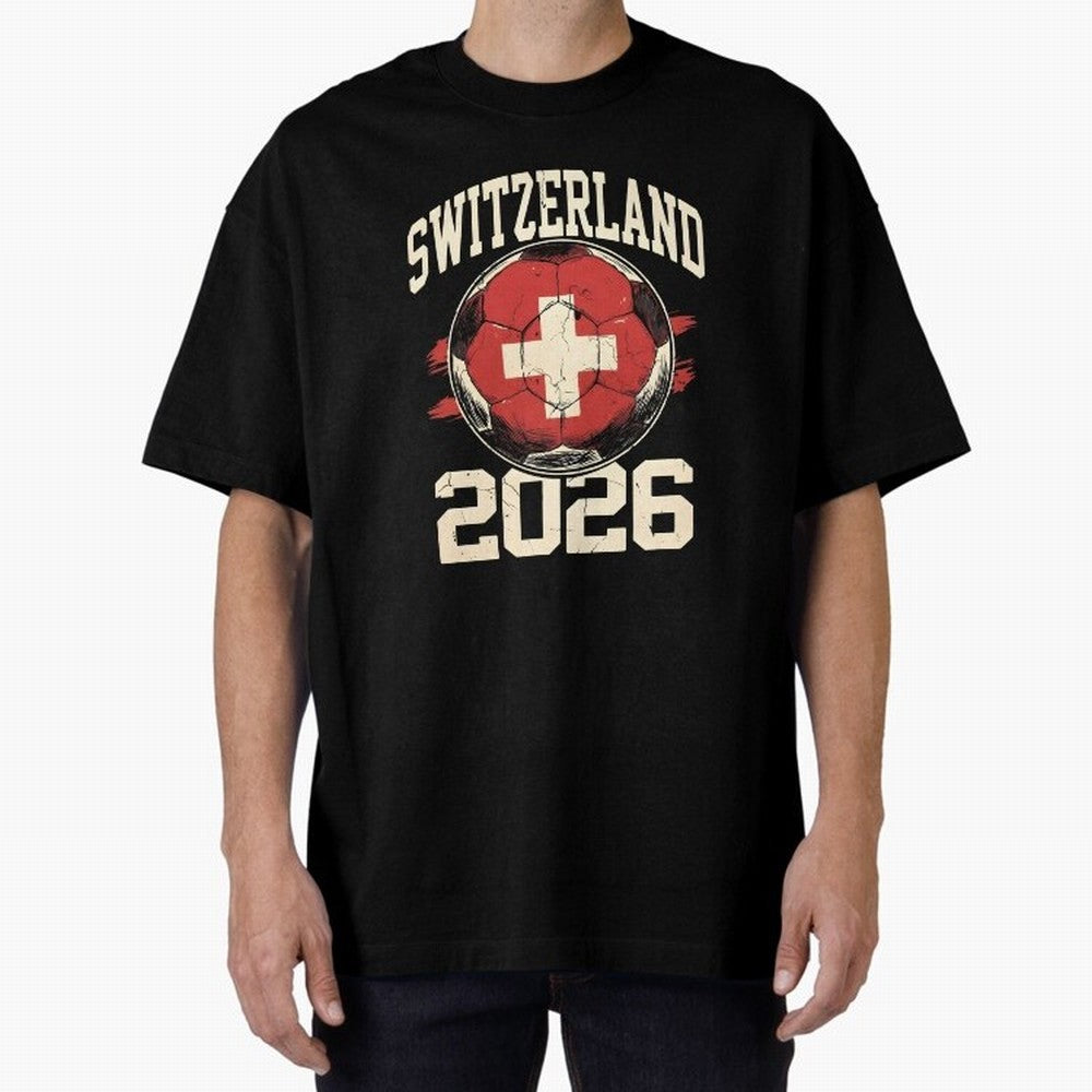 Switzerland 2026 World Cup Classic T-Shirt Celebrate Fan Favorites in the FIFA World Cup 2026 Journey through Mbappe and Neymar Highlights, England and Germany Pride, Football Festival Excitement, Trophy Ambitions, Country Rivalries and Star Player