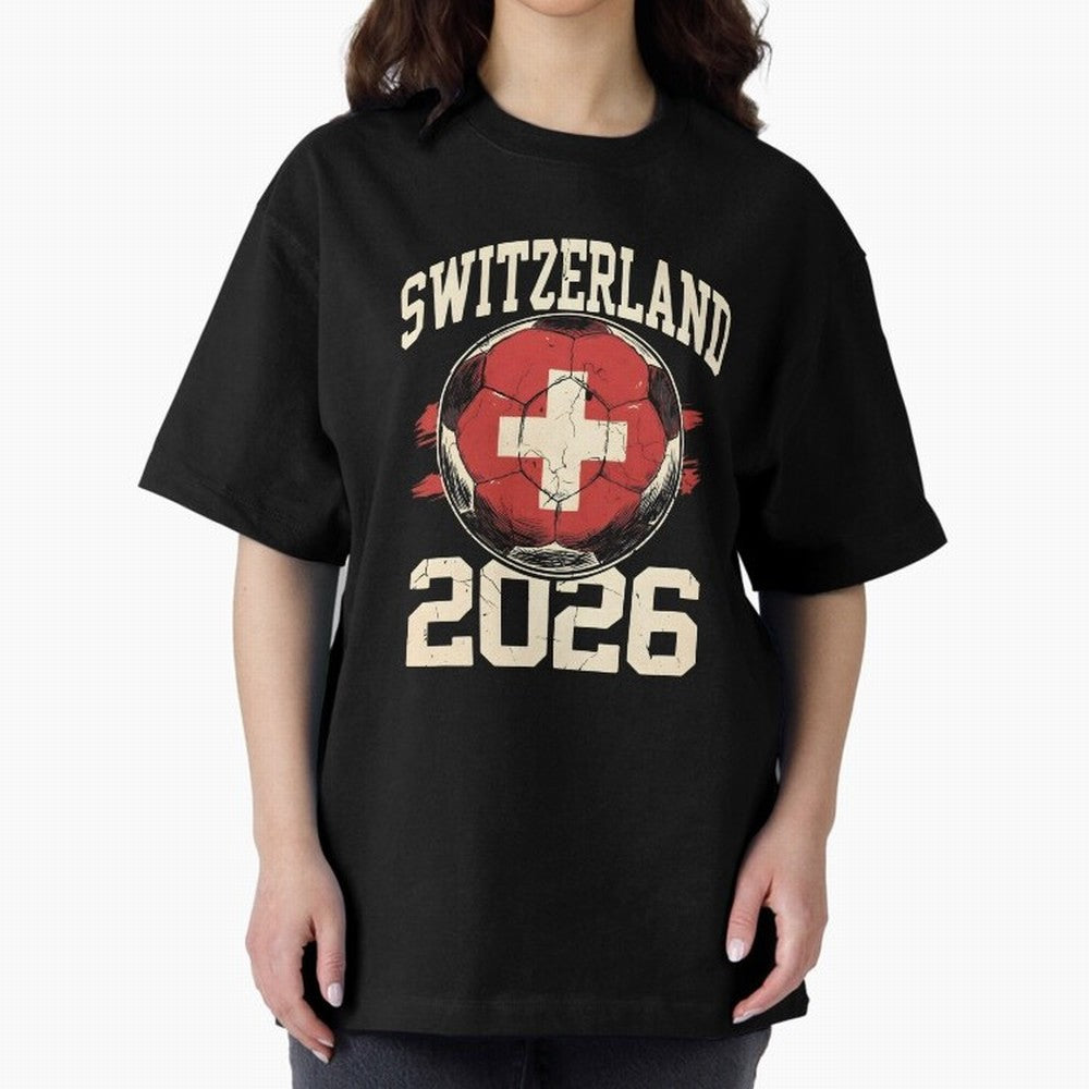 Switzerland 2026 World Cup Classic T-Shirt Celebrate Fan Favorites in the FIFA World Cup 2026 Journey through Mbappe and Neymar Highlights, England and Germany Pride, Football Festival Excitement, Trophy Ambitions, Country Rivalries and Star Player