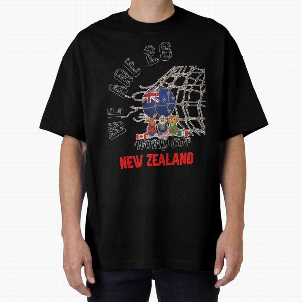 World cup 26 - New Zeland Classic T-Shirt Support the Legends of the FIFA World Cup 2026 USA Canada Mexico Journey through Mbappe Highlights, France and Portugal Pride, Vintage Soccer Flavor, Modern Football Stars, National Flags and Final Night