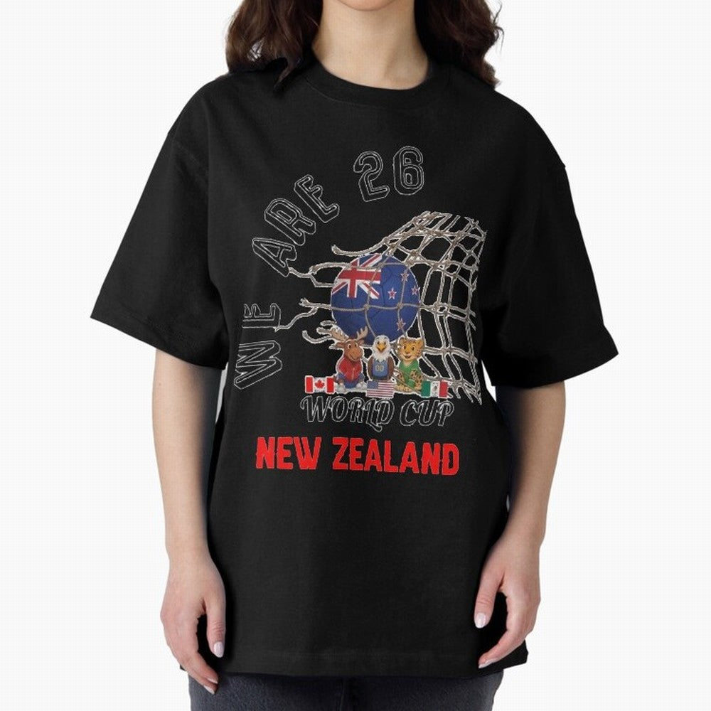 World cup 26 - New Zeland Classic T-Shirt Support the Legends of the FIFA World Cup 2026 USA Canada Mexico Journey through Mbappe Highlights, France and Portugal Pride, Vintage Soccer Flavor, Modern Football Stars, National Flags and Final Night