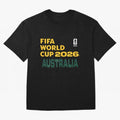 World Cup26 Australia Block Letters Classic T-Shirt Join the Countdown to the FIFA World Cup 2026 Journey through Mbappe and Neymar Highlights, France and Portugal Pride, Sports Nostalgia, International Competition, Famous Players and Unforgettable