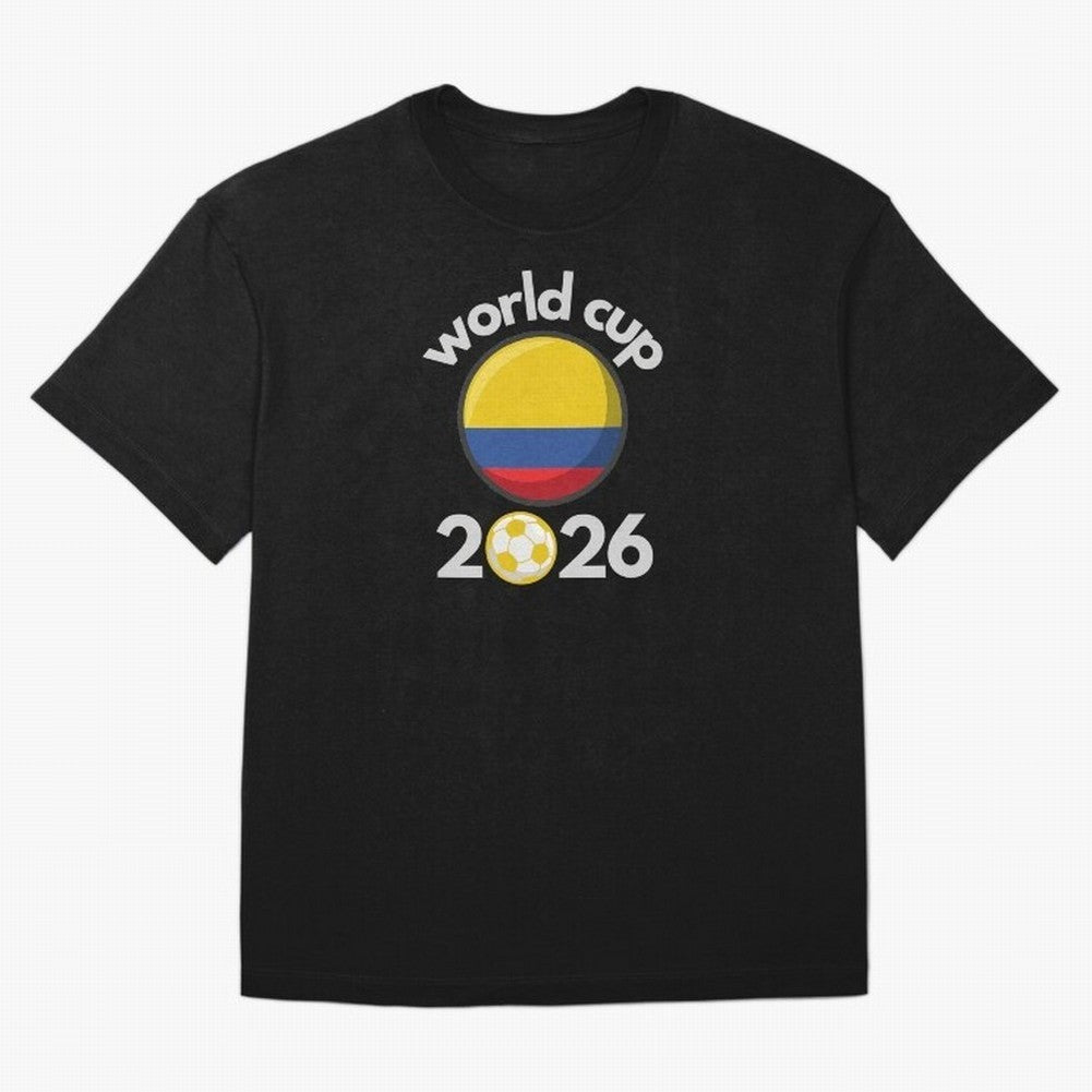 Columbia Flag World Cup 2026 Soccer Design ¨C Columbian Football Futbol Classic T-Shirt Celebrate Global Passion for FIFA World Cup 2026 Connected to Neymar, Argentina, France and Brazil Energy, Game Day Rituals, Football Legends, Country Pride and