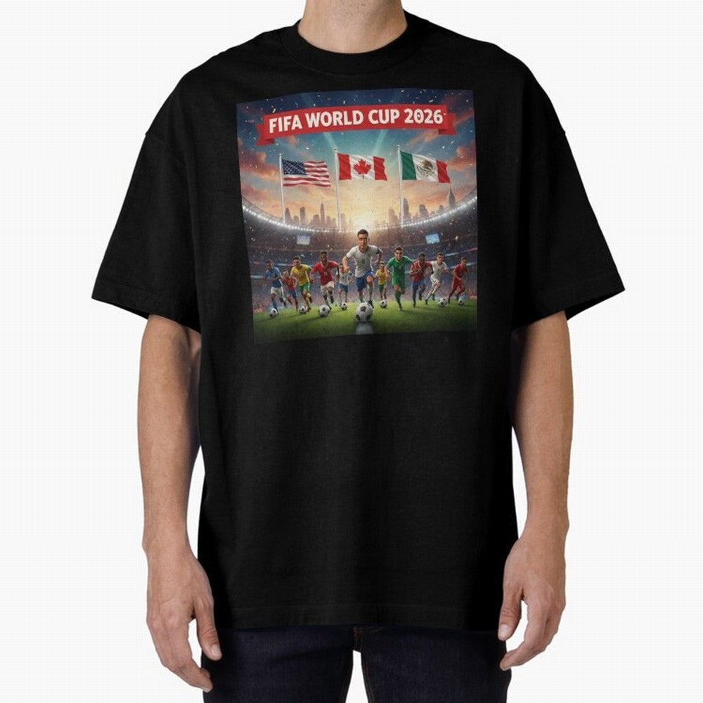 ? Global Football 2026 ¨C USA Canada Mexico #football 2026 Classic T-Shirt Enjoy Global Football Passion for FIFA World Cup 2026, Highlighting Neymar, Haaland and Cristiano Ronaldo, Brazil, Portugal and Argentina, Vintage Soccer Flavor, Modern