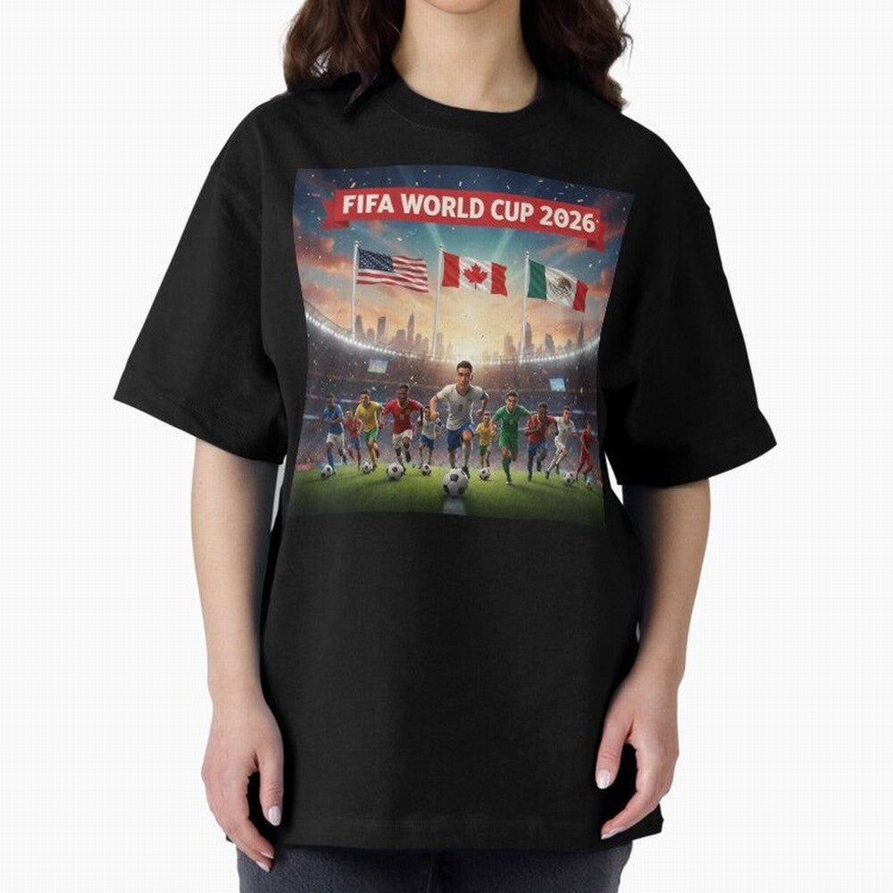 ? Global Football 2026 ¨C USA Canada Mexico #football 2026 Classic T-Shirt Enjoy Global Football Passion for FIFA World Cup 2026, Highlighting Neymar, Haaland and Cristiano Ronaldo, Brazil, Portugal and Argentina, Vintage Soccer Flavor, Modern