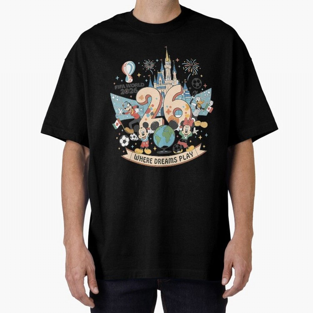 Dreamland Football 2026 Classic T-Shirt Show Support during FIFA World Cup 2026 Spirit, Capturing Portugal, Neymar, Worldwide Fan Energy, Dramatic Goals, Stadium Lights and Championship Celebrations; Perfect for Fans, Collectors, Family Gatherings,
