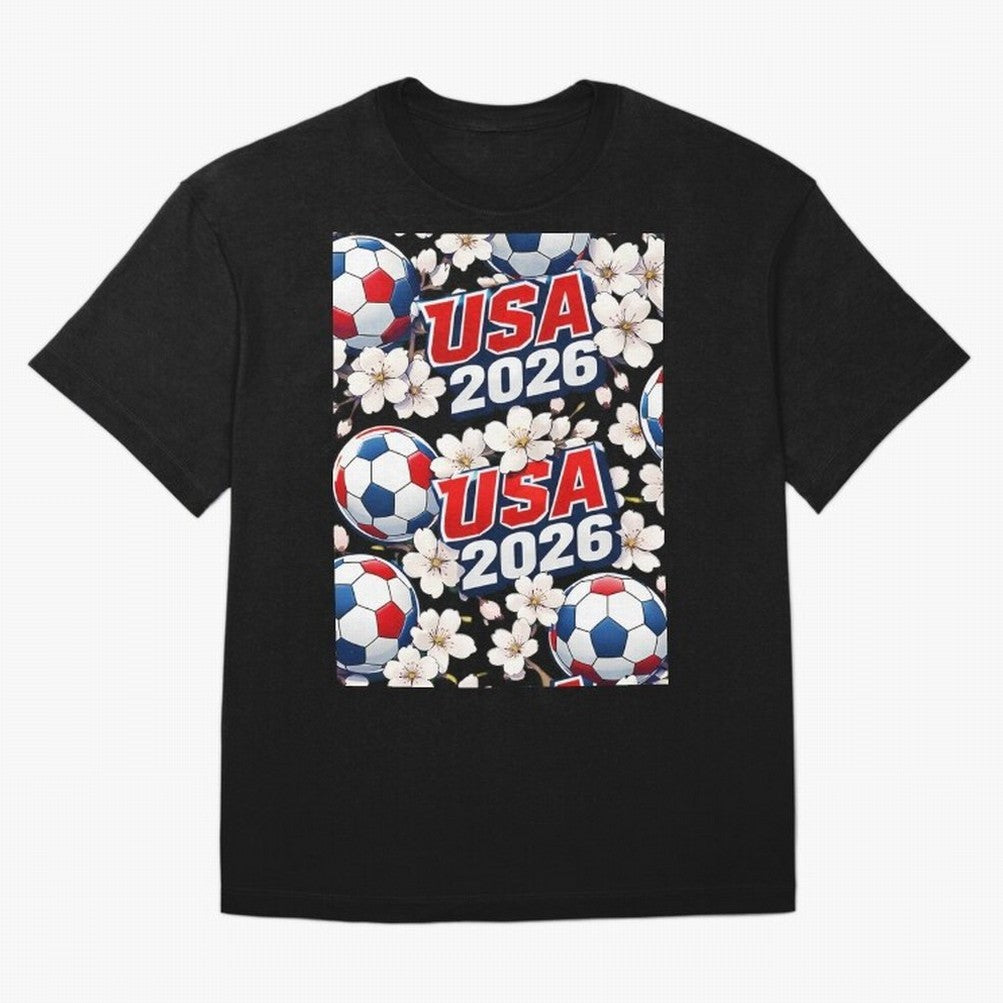 USA 2026 Soccer World Cup Pattern - Artistic Picasso Style Football Classic T-Shirt Join FIFA World Cup 2026 USA Canada Mexico with Cristiano Ronaldo, Haaland and CR7, Brazil Energy, Classic Soccer Heritage, Championship Pressure, Fan Loyalty and
