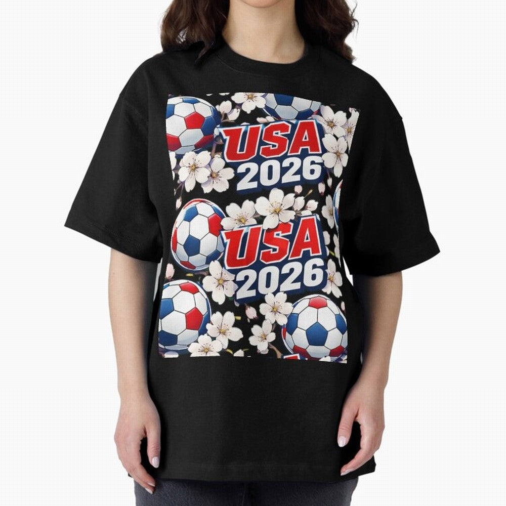 USA 2026 Soccer World Cup Pattern - Artistic Picasso Style Football Classic T-Shirt Join FIFA World Cup 2026 USA Canada Mexico with Cristiano Ronaldo, Haaland and CR7, Brazil Energy, Classic Soccer Heritage, Championship Pressure, Fan Loyalty and