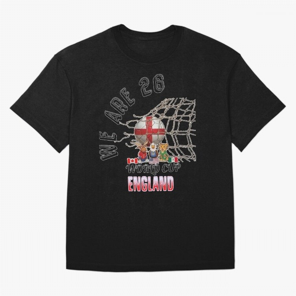 World cup 26 - England Classic T-Shirt Carry Global Football Passion for FIFA World Cup 2026 Group Stage, Centered on Haaland, England, France and Netherlands, Vintage Soccer Flavor, Modern Football Stars, National Flags and Final Night Emotion;