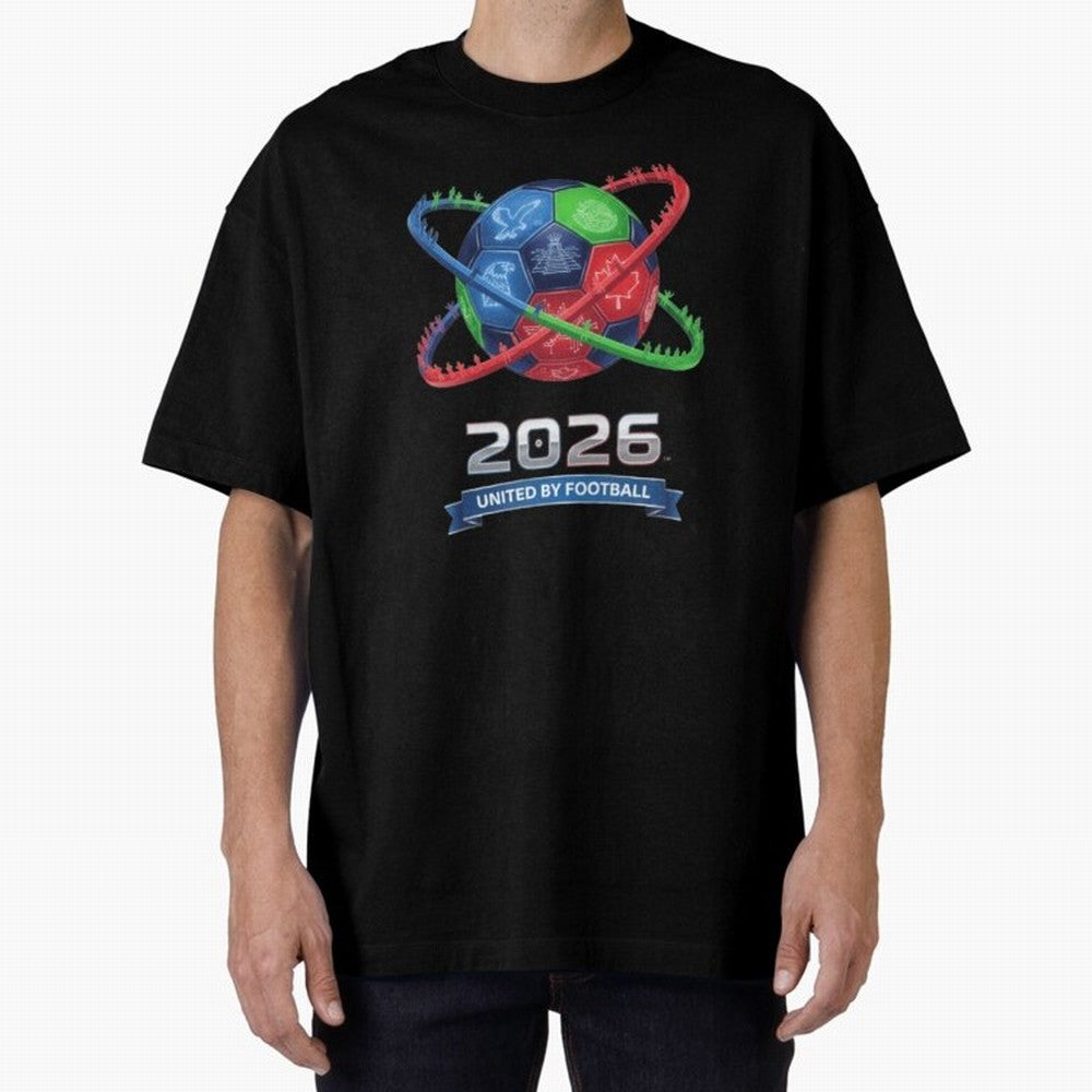 United by Football 2026 Global Connectivity Logo Classic T-Shirt Treasure Match Day Hype around FIFA World Cup 2026 USA Canada Mexico, Neymar, Haaland and Cristiano Ronaldo, Spain and Netherlands, Football Festival Excitement, Trophy Ambitions,