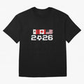 Glitched United 2026 Cup - North America Emblem Part 2 T-Shirt_82924673 Classic T-Shirt Treasure Global Football Passion for FIFA World Cup 2026, Highlighting Mbappe and Neymar, Brazil, Champion Mindset, Group Stage Buzz, Knockout Tension and