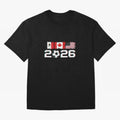 Glitched United 2026 Cup - North America Emblem Part 2 T-Shirt_82924673 Classic T-Shirt Live for the Drama of FIFA World Cup 2026 Filled with Messi, Argentina Energy, Fan Favorite Moments, National Team Passion, Big Match Drama and Soccer History;