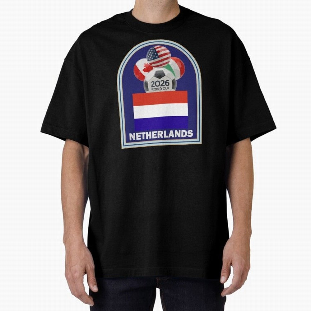 Netherlands 2026 Soccer T-shirt Classic T-Shirt Keep Football History Alive during FIFA World Cup 2026 for Fans of Messi and Argentina, France and Brazil, Bringing Champion Mindset, Group Stage Buzz, Knockout Tension and Passionate Fan Culture;